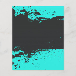 Flyer van Paint Splatter Party