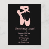 Flyer voor ballet- of moderne dansuitvoering (Voorkant)