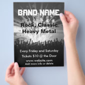 Flyer voor bandmuziekconcert (Hand)