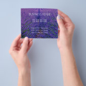 FLYER VOOR BEDRIJF : LAVENDERGEBIED (Hand)