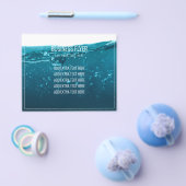 FLYER VOOR BEDRIJF: ZEEWATER (Enkel)