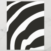 flyer voor discofeestthema met zwart en wit (Achterkant)