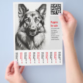 Flyer voor Duitse Herdershond (Hand)