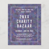 Flyer voor een Charity Event, Bazaar of Pot Luck (Achterkant)