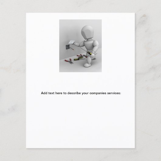 Flyer voor elektronicazaken (Achterkant)