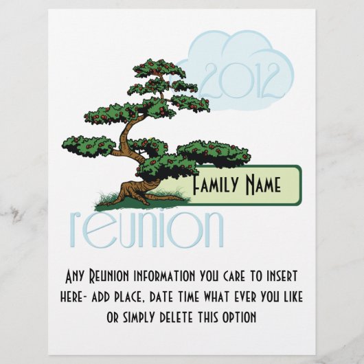 Flyer voor familiereünie Heritage Roots 2012 (Achterkant)