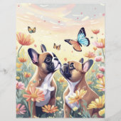 Flyer voor Franse Bulldog Pups  (Achterkant)