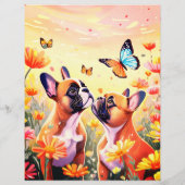 Flyer voor Franse pup te koop (Achterkant)