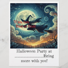 Flyer voor Halloween