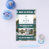 Flyer voor het verhuizen naar een appartement (Enkel)