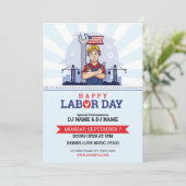 Flyer voor Internationale Arbeidsdag Kaart (Staand voorkant)