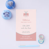 Flyer voor kappersschoonheidssalon (Enkel)