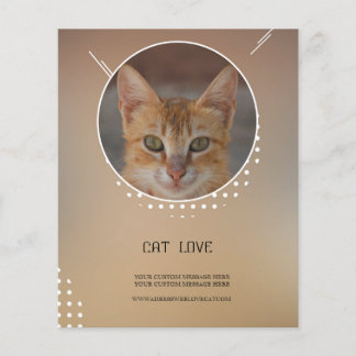 Flyer voor kattenliefhebbers