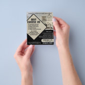 Flyer voor keukenmonteurs – Professionele keukenin (Hand)