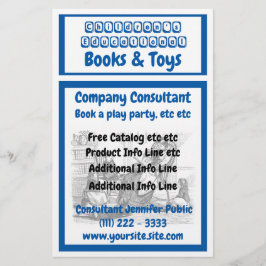 Flyer voor Kinderproducten Bedrijf