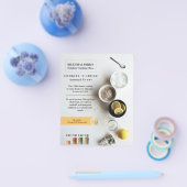 flyer voor kookevenementen (Enkel)