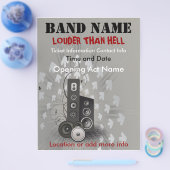 Flyer voor Loud Than Hell-muziek (Enkel)