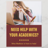 Flyer voor middelbare schoolbegeleider (Voorkant)