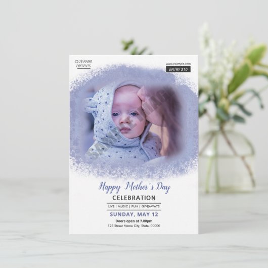 Flyer voor Moederdag Kaart (Staand voorkant)