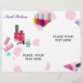 Flyer voor nagelstudio (Achterkant)