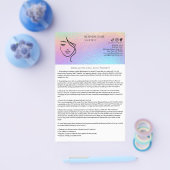 Flyer voor nazorg van gezichtsbehandelingen (Enkel)