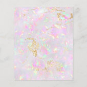 flyer voor opal-mineraalontwerp (Achterkant)