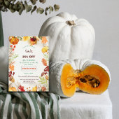 flyer voor promotie van de bloementeelt