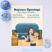 Flyer voor promotie van kinderopvang openingen (Enkel)