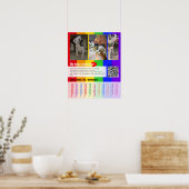 Flyer voor puppy's te koop met QR-code Poster (Keuken)