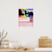 Flyer voor puppyverkoop met QR-code Poster (Keuken)