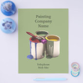 Flyer voor Schilderbedrijf (Enkel)