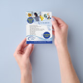 Flyer voor schoonmaakdienst (Hand)