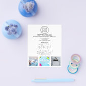 Flyer voor schoonmaakdienst promotie | Sjabloon (Enkel)