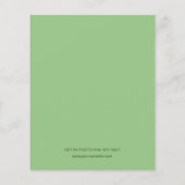 Flyer voor wasservices voor auto's (Achterkant)