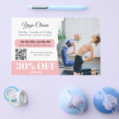 Flyer voor yogaleraar studioklassen (Enkel)