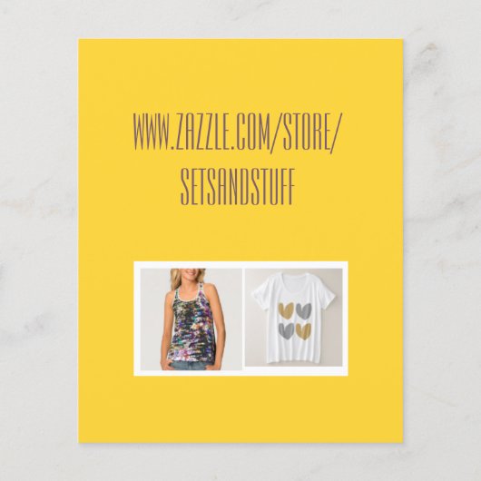 Flyer-voorbeeld Flyer (Achterkant)