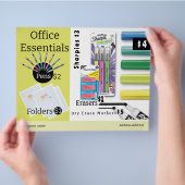 Flyer-voorbeeld Flyer (Hand)