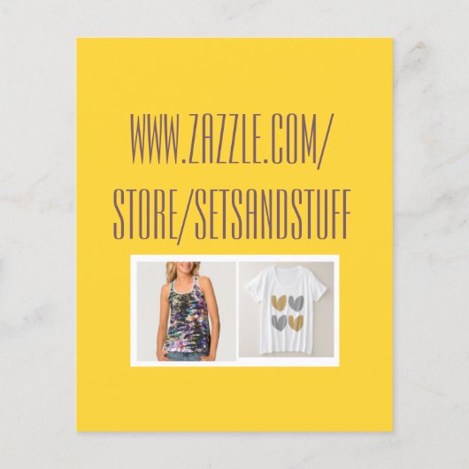 Flyer-voorbeeld Flyer (Achterkant)