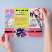 Flyer-voorbeeld Flyer (Hand)