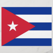 Flyer with Flag of Cuba (Voorkant)