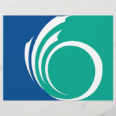 Flyer with Flag of Ottawa, Canada (Achterkant)