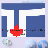Flyer with Flag of Toronto, Canada (Enkel)