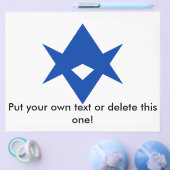 Flyer with Flag of Toyota City, Japan (Enkel)