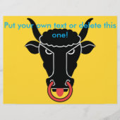 Flyer with Flag of Uri canton, Switzerland (Voorkant)