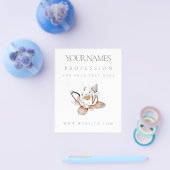 FLYER : ZAKELIJKE PROMOTIE : WITTE LOTUS (Enkel)