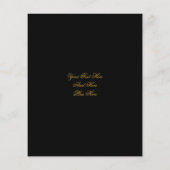 Flyer Zebra Leopard Gold Black (Achterkant)