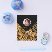 Flyer Zebra Luipaard Goud Zwart (Enkel)