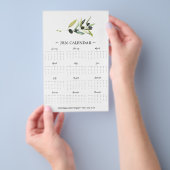 Flyers Botanische Olijftak 2025 Kalender (Hand)