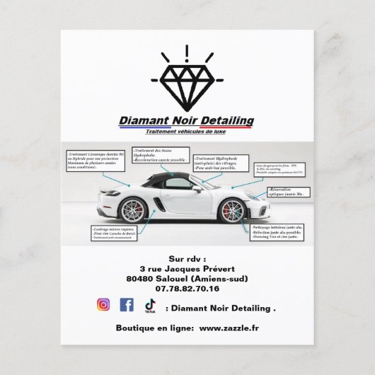 Flyers Diamant Noir Detailing MARK 1 (Voorkant)