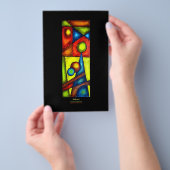 Flyers, Evenwicht, Acryl Kunstwerk Flyer (Hand)
